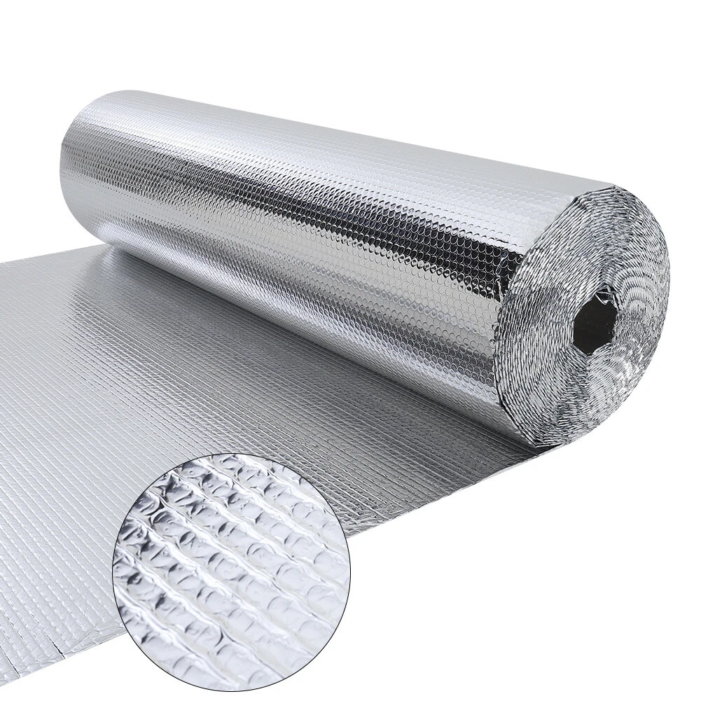 Insulation Foil Bubble Double Aluminium Film Roll Metal Shed Loft
