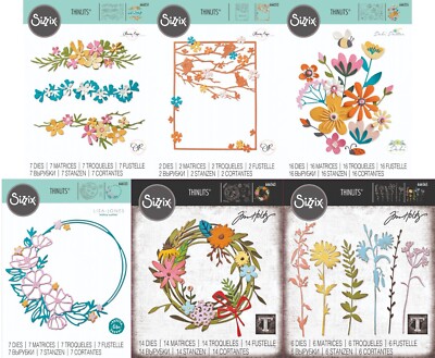 Sizzix - Dünnmittel von Lisa Jones, Olivia Rose, Debi Potter, Tim Holtz