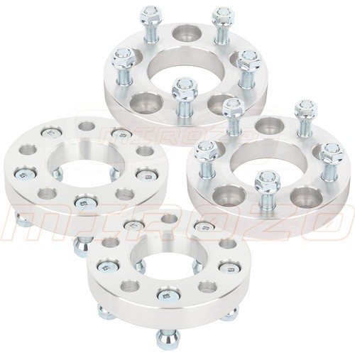 MIROZO 4X 1" 5x4.5 Wheel Spacers 1/2" Stud For Ford Explorer Ranger Edge Mustang - Picture 9 of 15