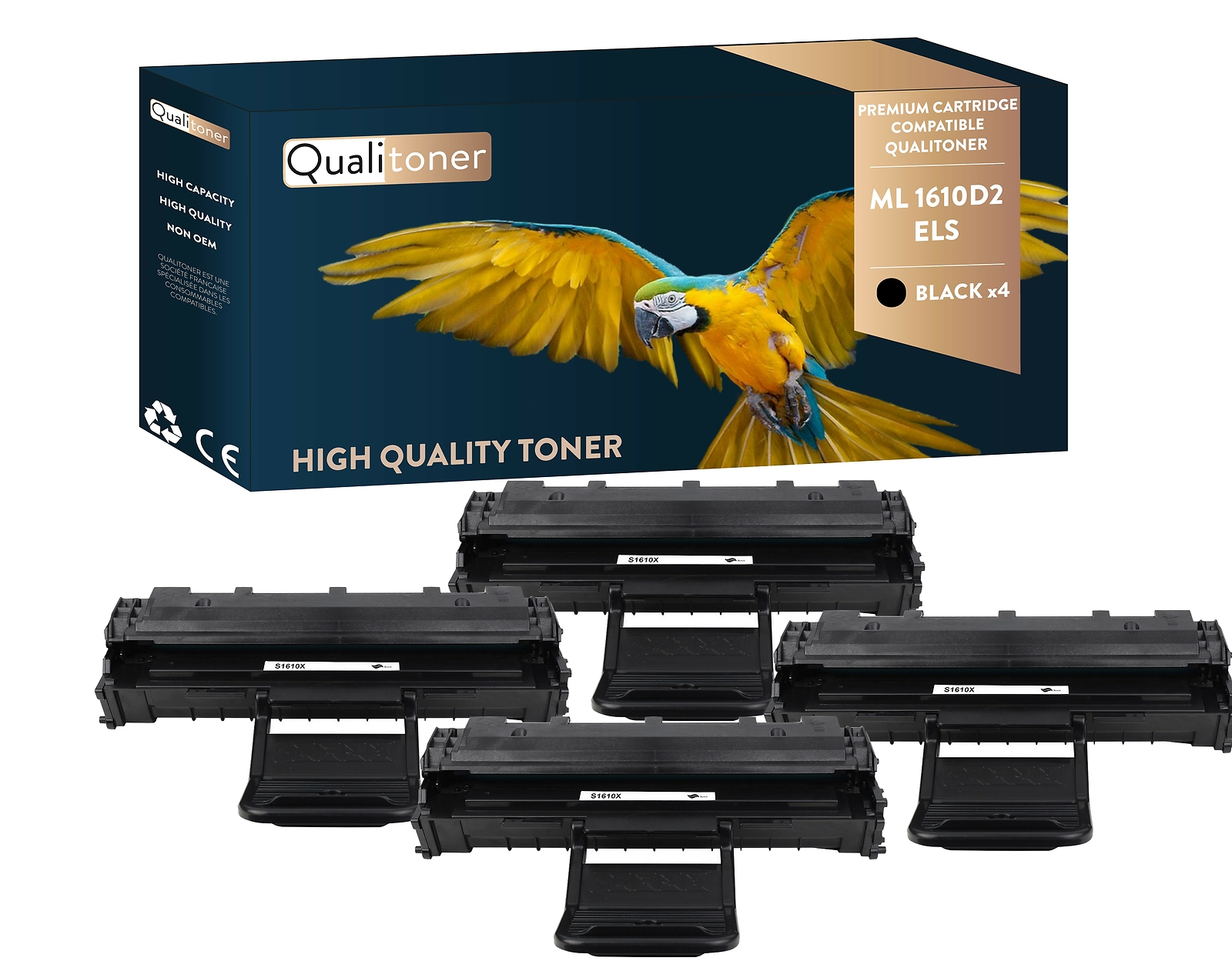 Toner ML1610D2 Samsung QUALITONER pour Télétravail et Impression Maison