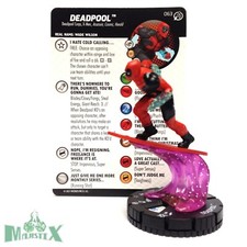 Heroclix Avengers Fantastic Four Empyre set Deadpool 063 Chase figure w/card 