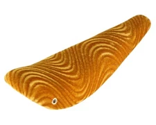 F&R ORIGINAL LOWRIDER 14" Long VELOUR BANANA GOLD SADDLE 16" CRUISER/LOWRIDER