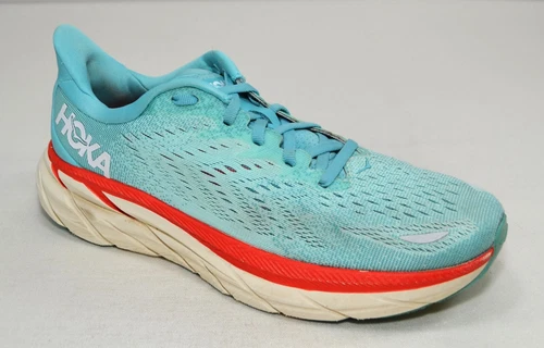 Hoka One Women's Size 7.5 Clifton 8 Blue Running Shoes 1119394 AEBL