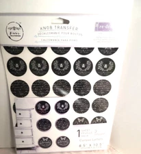 NEW Redesign With Prima Knob Transfer " Cursive Letters"