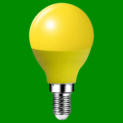 2x 4W LED farbige Party Golf runde Glühbirnen SES E14 blau grün lila rot