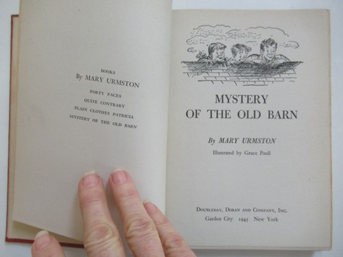 Mystery of the Old Barn by Mary Urmston - 1945 - Hardcover - First Edition - Bild 4 von 12