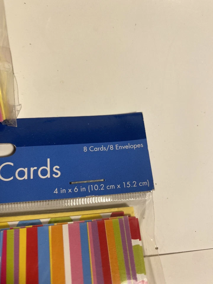 Tarjetas de agradecimiento color cumpleaños 24 piezas - sobres incluidos 4 pulgadas x 6 pulgadas Foto 2 de 4