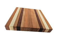 Handmade Butcher Block/Cutting Board, Multi-color (Amish Made)