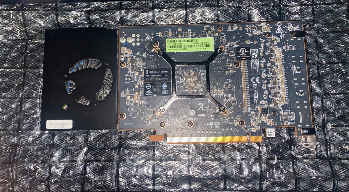 Amd pro wx 7100 deals 8gb