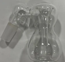 Clear Ash catcher Bowl 45 Degree 14mm glass bong head piece