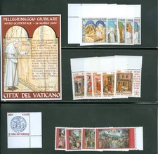 Vatican City 2001 MNH Stamp Year Set Complete