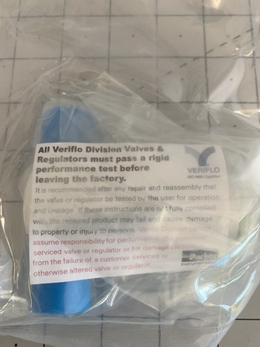 Parker 944AOPLPNOSFSFF Veriflo Diaphragm Valve PN: 48200029 3870-01398 - Picture 6 of 6