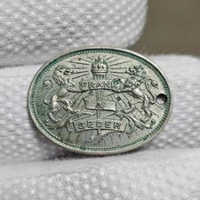 Vintage PA Frank & Seder F & S Credit Charge Coin Token Key Fob