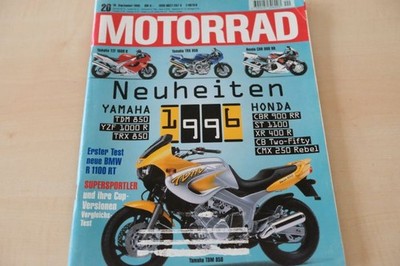1) Motorrad 20/1995 - BMW R 1100 RT mit 90PS im T - Aprilia RS 250 (Serie) bess