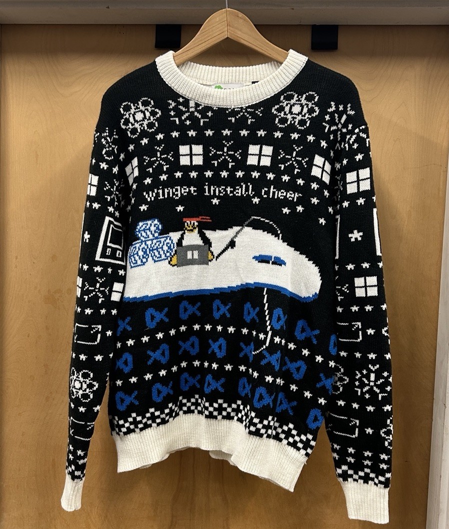 RARE Microsoft Windows Tux Linux Software Ugly Ch… - image 1