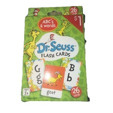 Dr. Seuss ABC  s  Words Flash Cards 26 Pack Raymond Geddes 2015 Preschool