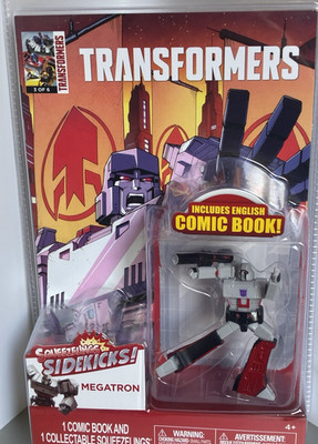 Transformers: Squeezelings Sidekicks  Megatron Comic Book Included