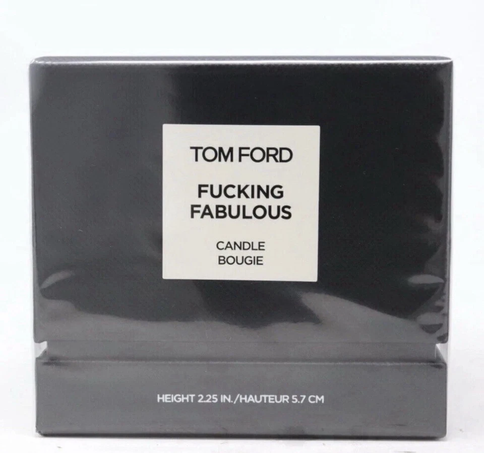 Vela Tom Ford F*CKING FABULOUS 7 OZ. Quemado de 40 horas - sellado en caja - venta al por menor de $140 Foto 3 de 4