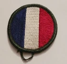Vintage Army Ground Forces Patch WWII Original Red White Blue Military WW2