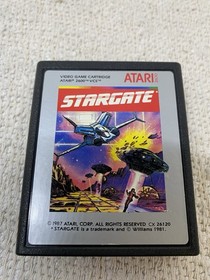 Stargate (Atari 2600, 1987) Cartridge & Manual