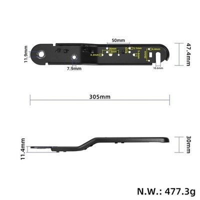 Für Xiaomi 6 Hintergabel Ersatzgabel Roller Reparatur Leicht 447,3g