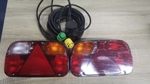 Luces traseras remolque iluminación luces traseras juego 13 polos enchufe - Imagen 17 de 18