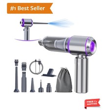 Car Vacuum Portable Cordless 20000PA High Power 4-in-1 Compressed Air Duster ...