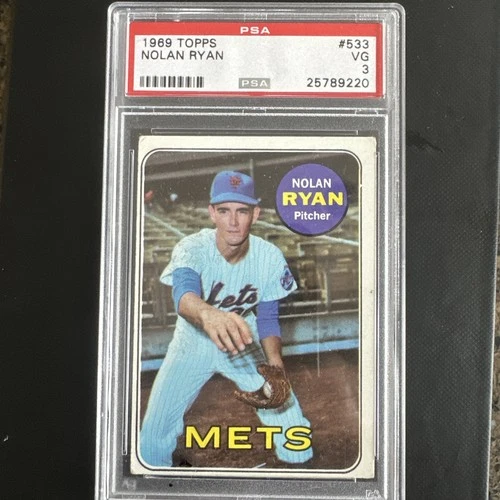 1969 Topps - High # Nolan Ryan #533 PSA 3 VG