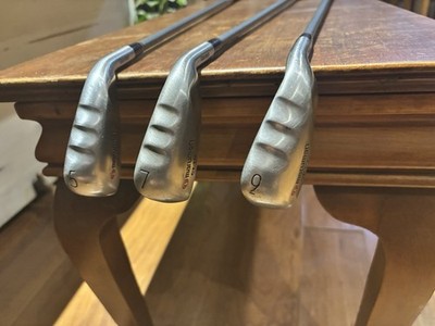 Maruman CI-10 9,  7 & 5 Iron Lot Japan Parsec DC Made With Kevlar II Senior Flex
