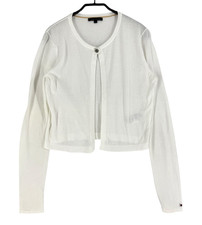 Tommy Hilfiger Women Cropped Cardigan Jumper Pullover Size S