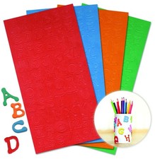 Foam Letter Stickers - Foam Alphabet Letters 1/2" Self Adhesive Sticky ABC St...