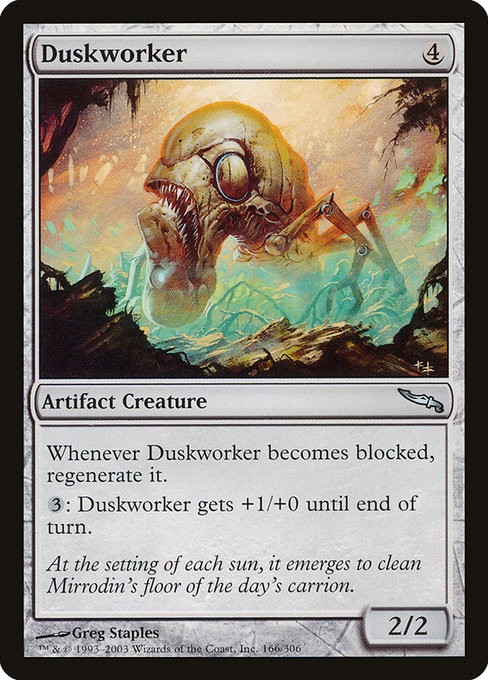 (3x) DUSKWORKER - Mirrodin – MTG Magic the Gathering Card - Uncommon