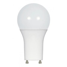 10 Watt - A19 LED - Frosted - 4000K - GU24 base - 120 Volt - 6-Pack