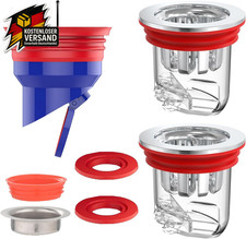 3 Stück Geruchsverschluss Dusche, 33-52Mm Geruchsverschluss Bodenablauf, Geruchs