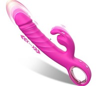 Vibrador de empuje para adultos, de punto G impermeable y tipo C 0008