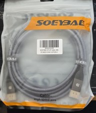 Soeybae 4K Displayport Cable Male To Male DP Cable 3 Metre Nylon Braided grade A