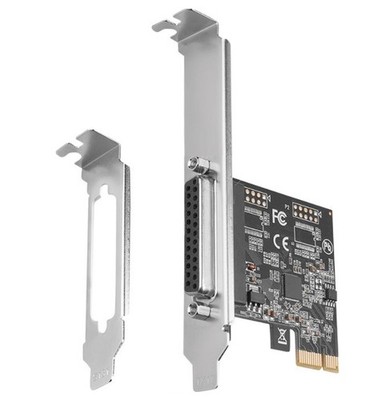 High-Speed PCI Express Parallel Port I/O Card For Printer Scanner Barcode Reader