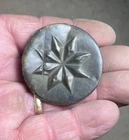 Neat old brass/iron bridle star rosette-Found Ft. Craig New Mexico in the 1960's