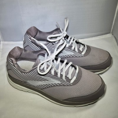 Brooks Addiction Wlk Walking Shoes Womens Sz 10 D Suede Wide Slip Resistant