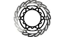 Moto-Master Flame 270mm Floating Aluminum Brake Rotor Front Black #112087-PU