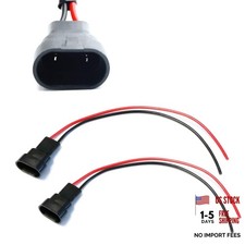 Adapter Wiring Harness Sockets Wire Compatible with 9005/9006/H10 Male