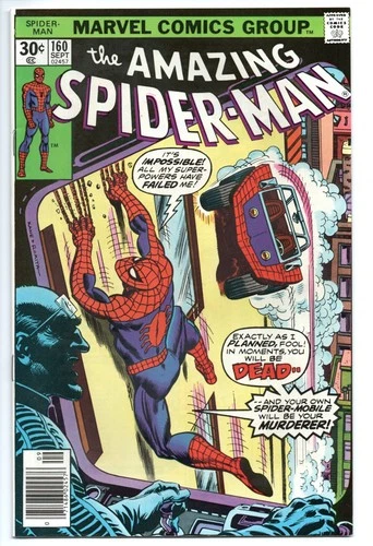 THE AMAZING SPIDER MAN vs TINKERER vol 1 #160 Sept 1976 MARVEL comic book VF/NM