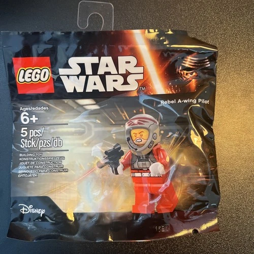 New/Factory Sealed 2016 Star Wars 5004408 Rebel A-wing Pilot Minifig Polybag Set