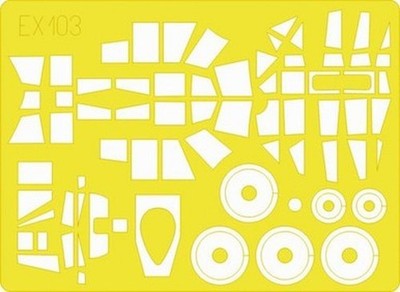 Eduard EX103 1/48 Maskierung Do 217E Für Revell/Monogram Kabinenhaube Mask Set