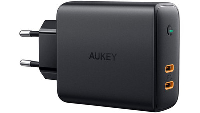 5902666661654 AUEKY PA-D5 ŁADOWARKA SIECIOWA 63W 2XUSB PD 3.0 AUKEY