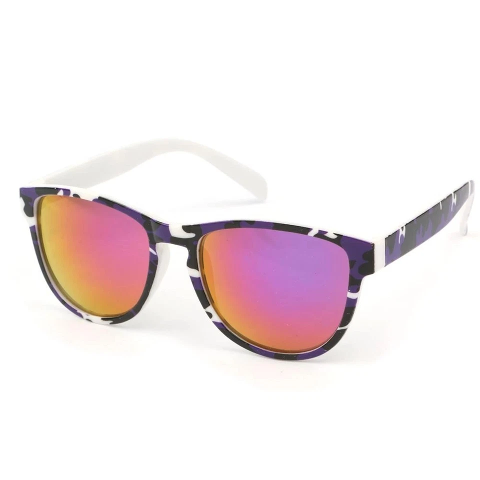 Lunettes Soleil Fool Love monture colorée Noir Violet et Blanc-Taille unique - Photo 1/1