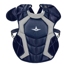 All-Star System Seven Pro NOCSAE Adult Baseball Catcher's Chest Protector - Navy