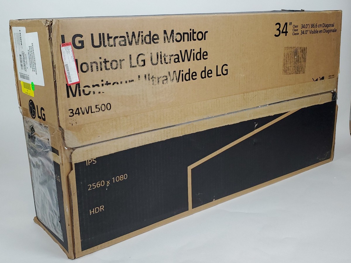 LG Ultrawide 34WL500B 34 inch Widescreen IPS LED Monitor for sale