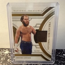 2024 National Treasures WWE Brooks Jensen Treasured Threads Costume #16/99!!