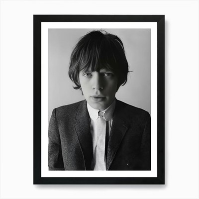 Rolling Stones Mick Jagger 4 Kunst Pr gerahmtes Wandbild Poster Leinwanddruck Bild